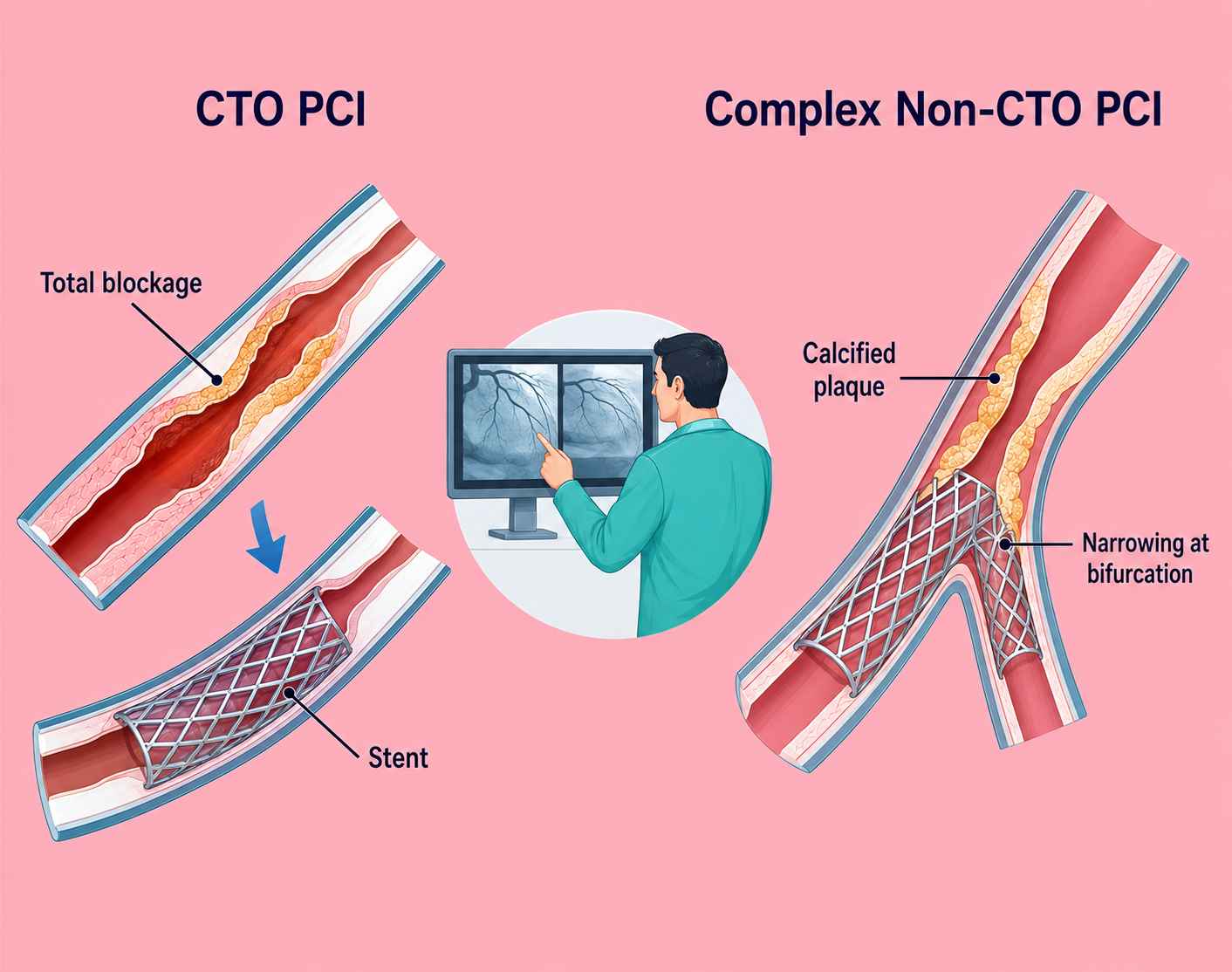 CTO-PCI vs Planned Complex Non-CTO PCI